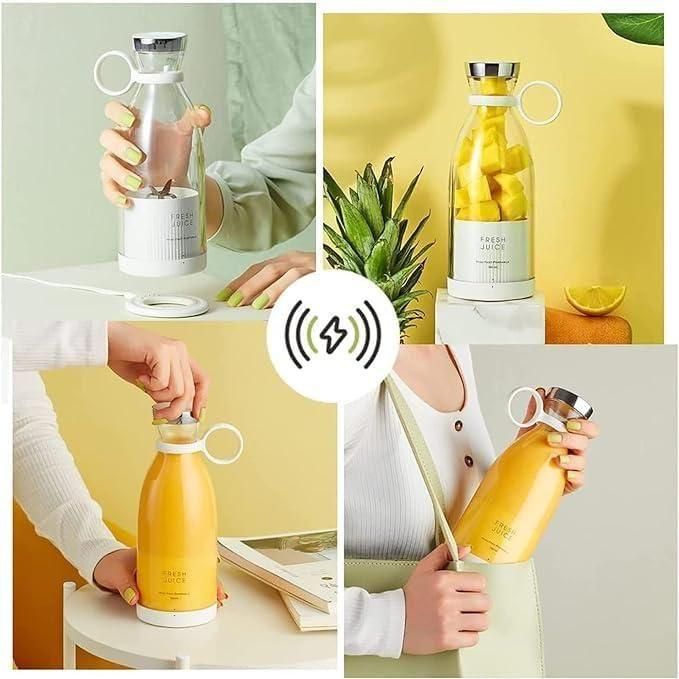 FreshJuice Portable Blender Bottle – Fruit Mixer & Smoothie Maker