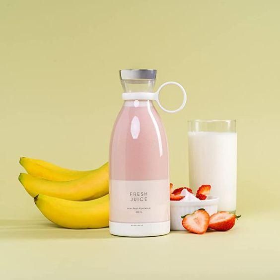 FreshJuice Portable Blender Bottle – Fruit Mixer & Smoothie Maker