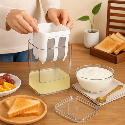 Multifunctional Yogurt Filter with Fine Mesh Strainer