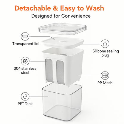 Multifunctional Yogurt Filter with Fine Mesh Strainer