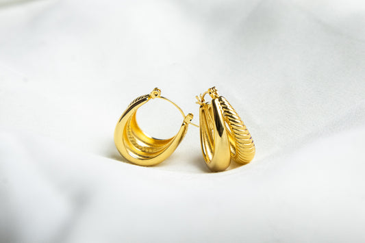 Gold-Plated Kaju Bali Earrings