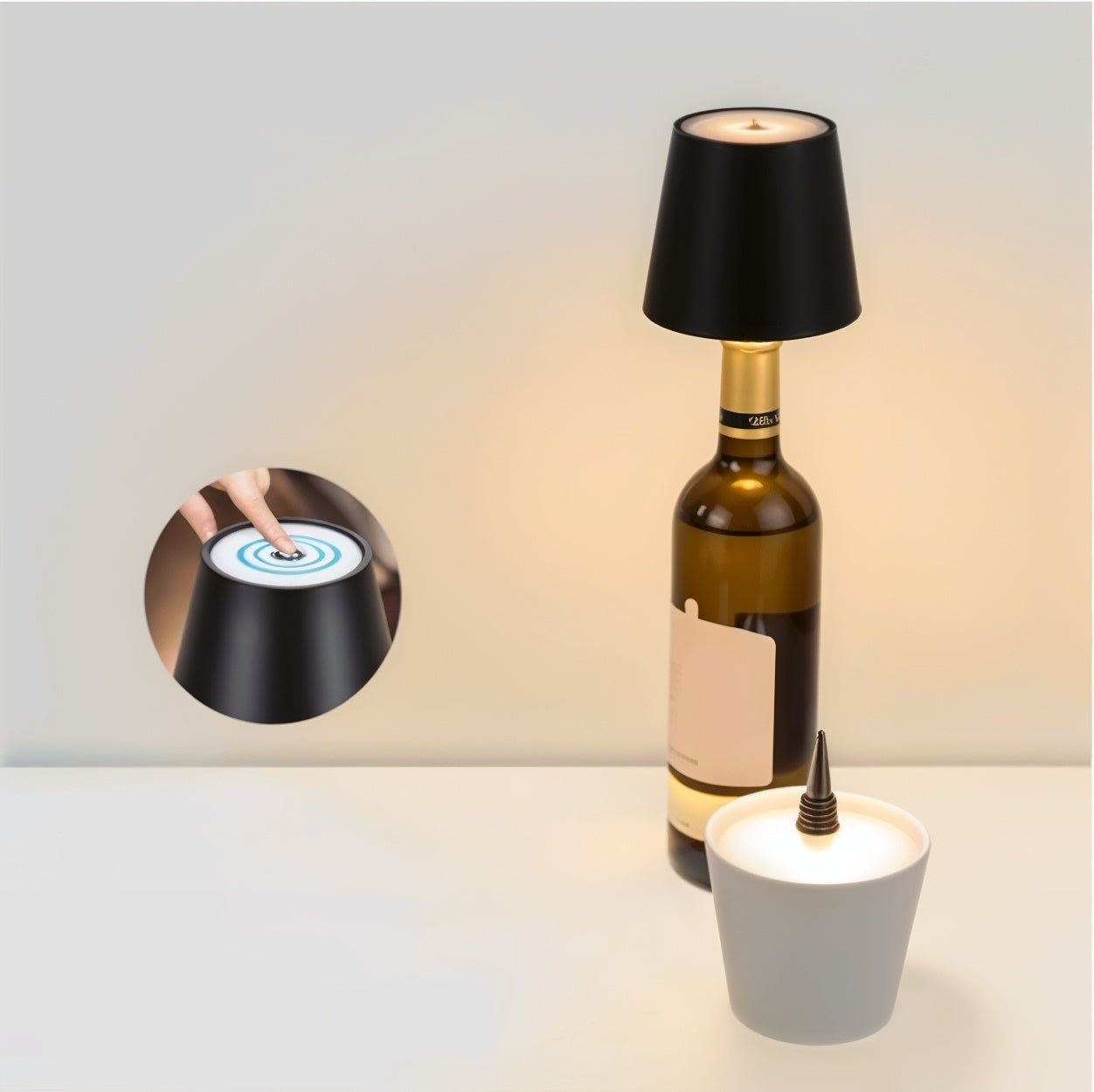 Wireless Bottle Lamp